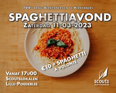 spaghetti-avond 11 maart 2023